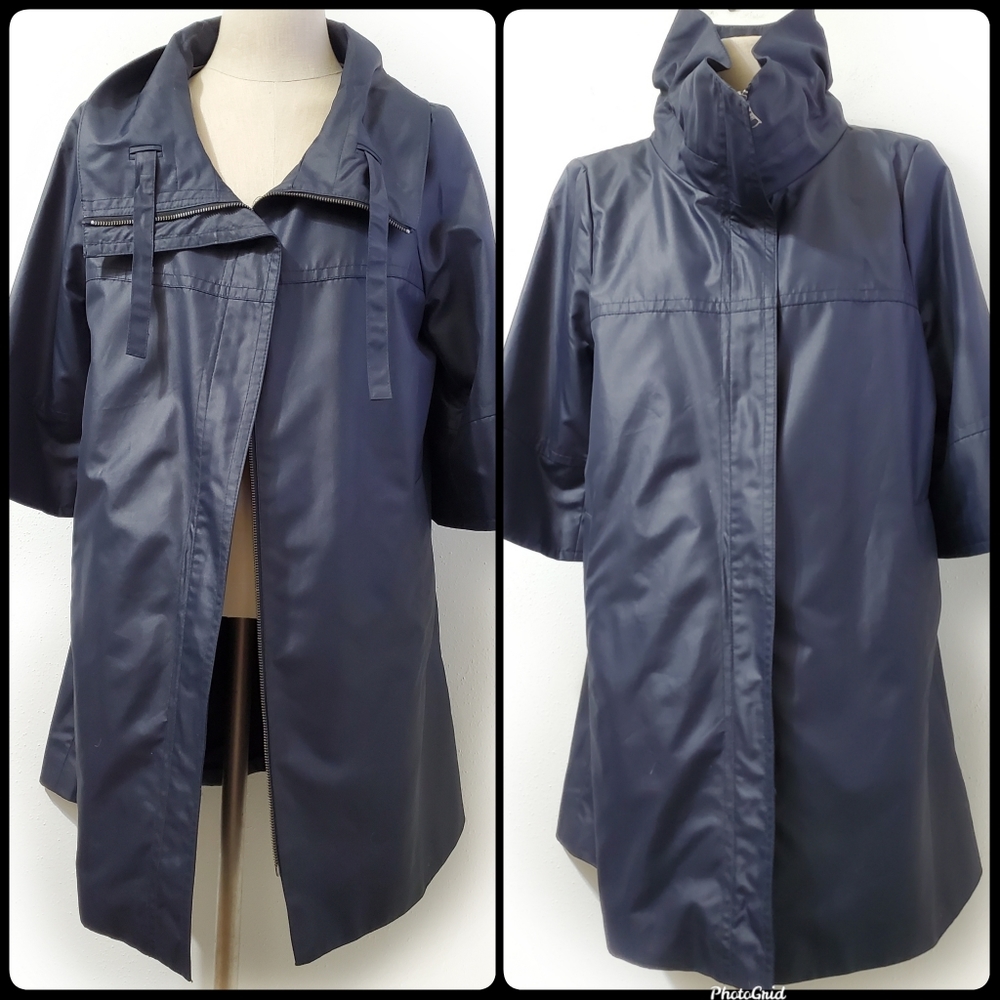 Banana Republic Navy Rain Jacket Large NWT